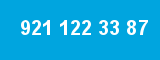 921 122 33 87 921 122 33 87